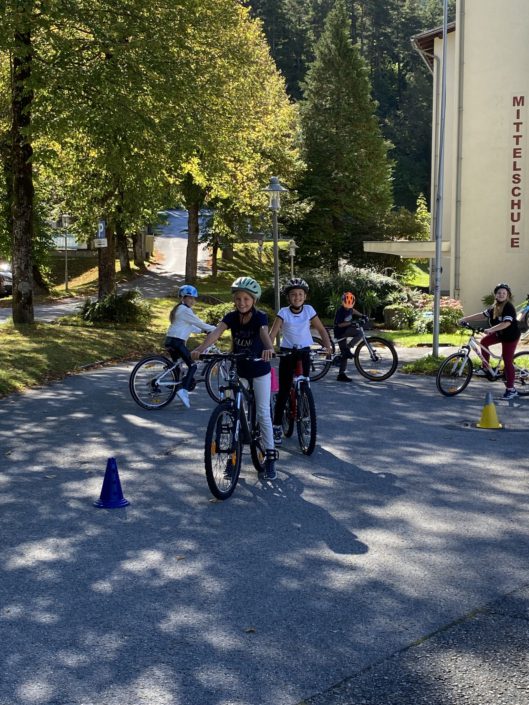 Volksschule St. Aegyd, Training für den Radführerschein